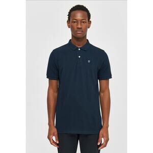 Knowledge Cotton Apparel ToKe Badge Polo Shirt US Men's M